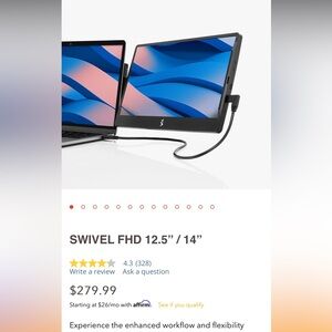 SIDETRAK SWIVEL FHD 12.5”